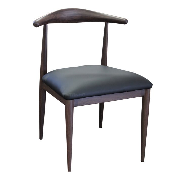 TH-155W Walnut Finish Metal Restaurant Chairs