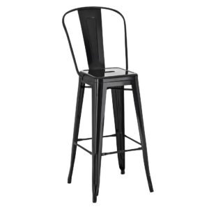TH-338B Black Tolix Bar Stools