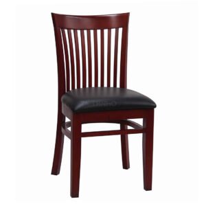 TH-136W Slat Back Solid Wood Restaurant Chairs