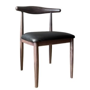 TH-155W Walnut finish Bull Horn Chair
