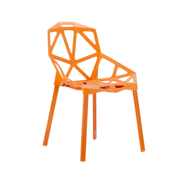 TH-067 Modern Geometric Shape Plastic Chair