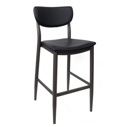 TH-365 Modern Black Metal Bar Stools