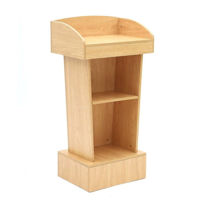 TH-X002 Natural Wood Finish Restaurant Cashier Stand