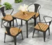 outdoor restaurant tables and chairs