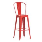 TH-338R Red Tolix Bar Stool