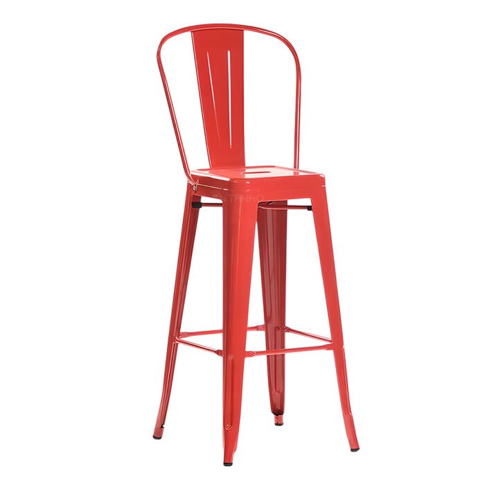 TH-338R Red Tolix Bar Stool
