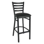 TH-337B Metal Ladder Back Bar Stools