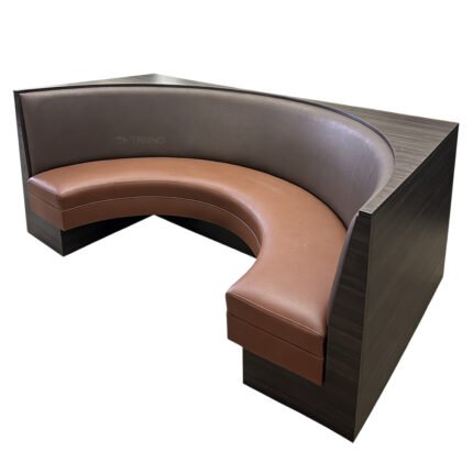 TH-933U Half Circle Booth Seating, Customizable