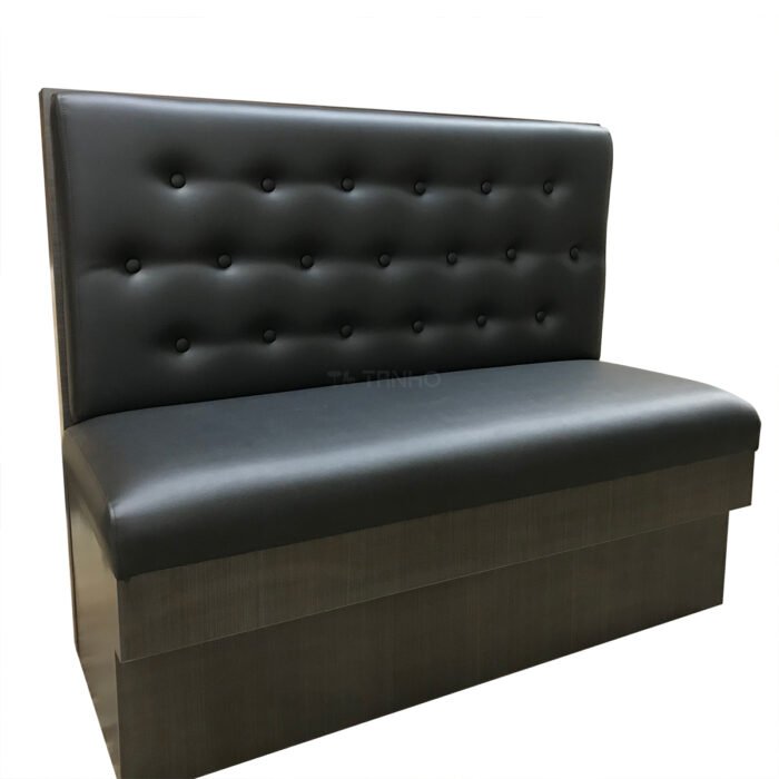 TH-955B Black Restaurant Booths Customizable