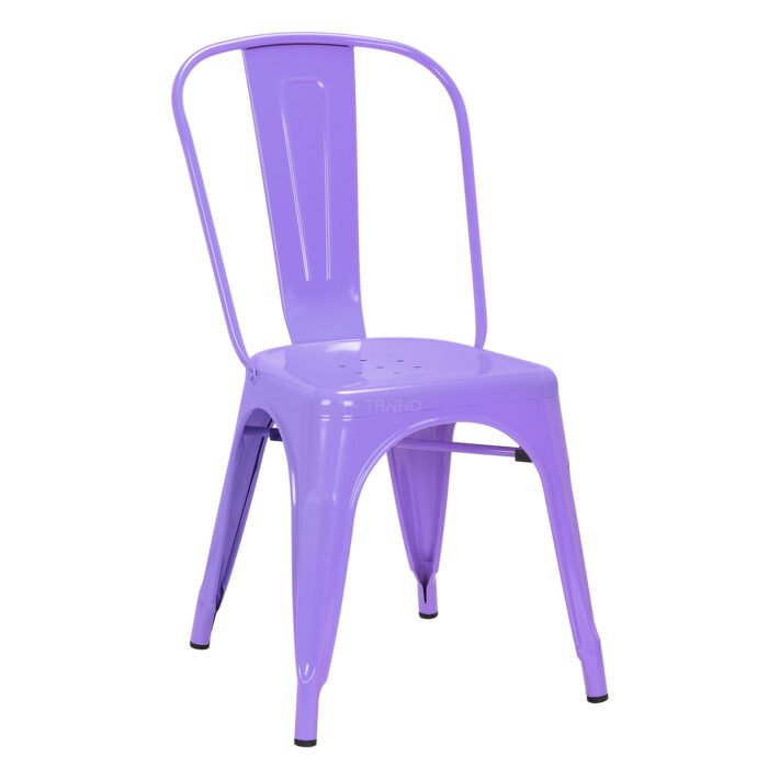 TH-138P Restaurant Metal Purple Tolix Chairs