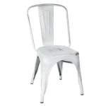 TH-138DW Metal Distressed White Tolix Chairs