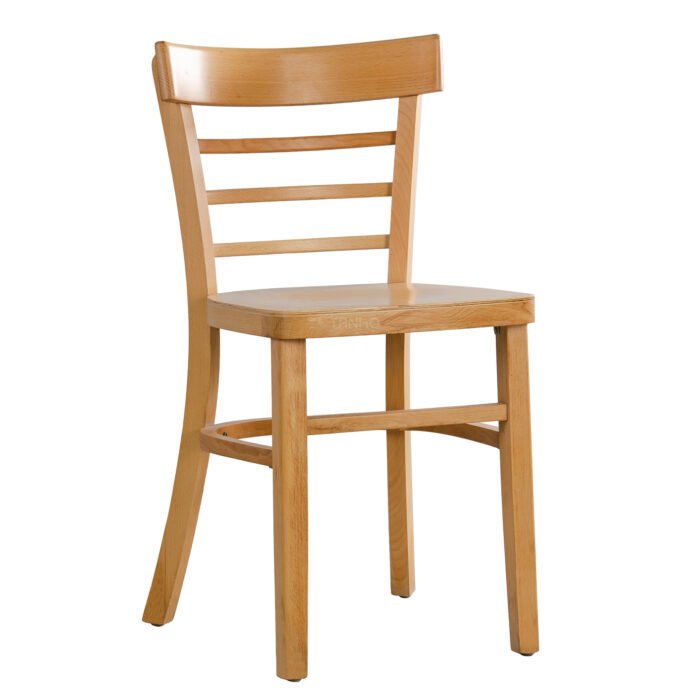 TH-120N Natural Finish Wooden Restaurant Chairs