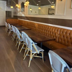 custom booths for cafes and hotels - restaurant furniture near me by Tanhos Los Angeles