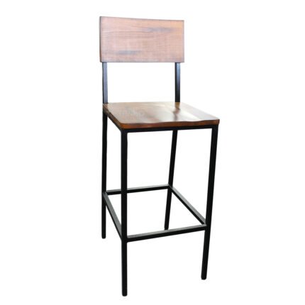 TH-362 Wood and Metal Bar Stools