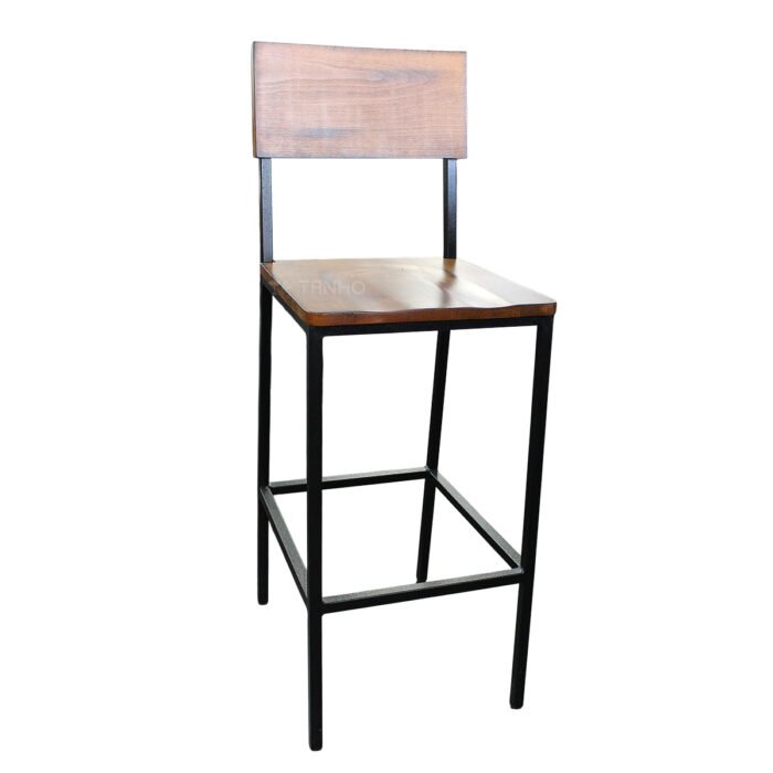 TH-362 Wood and Metal Bar Stools
