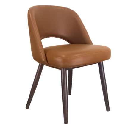 TH-182BR Brown Leather Restaurant Chairs