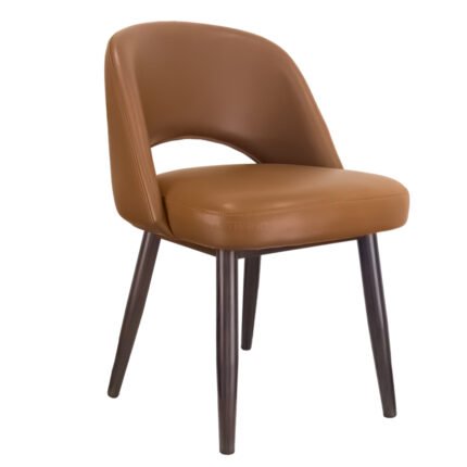 TH-182BR Brown Leather Restaurant Chairs