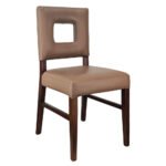 TH-168 PU leather dining chairs