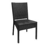 TH-515B Black Rattan Outdoor Chairs