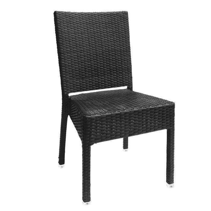 TH-515B Black Rattan Outdoor Chairs