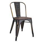 TH-138BW Restaurant Chairs With Wooden Seat