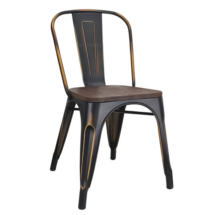 TH-138BW Restaurant Chairs With Wooden Seat