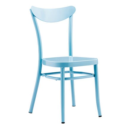 TH-F3318BU Light Blue Metal Restaurant Chairs