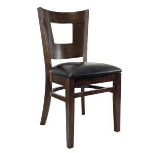 TH-116 Wood Restaurant Chairs With Padded Seats
