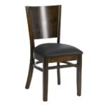 TH-115W Wood Restaurant Chairs With Cushions