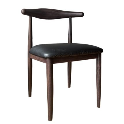 TH-155M Mahogany finish Bull Horn dining Chairs