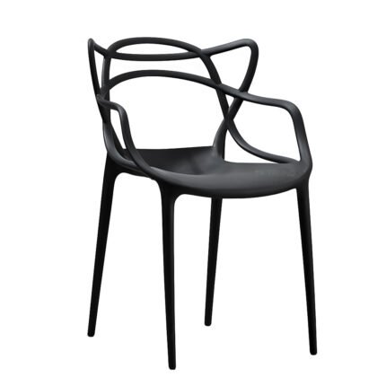 TH-057 Ultra Modern Black Plastic Chairs