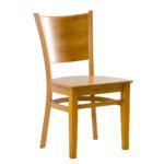 TH-115N Wood Restaurant Chairs With Cushions