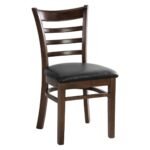 TH-126W Ladder Back Wooden Restaurant Chairs