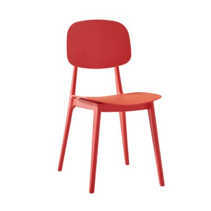 TH-561 Red Plastic Dining Chairs
