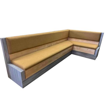TH-990L Shaped Restaurant Booths, Customizable